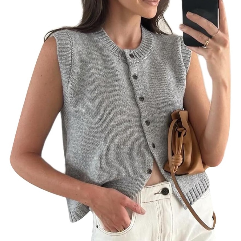 Gray Sweater Vest
